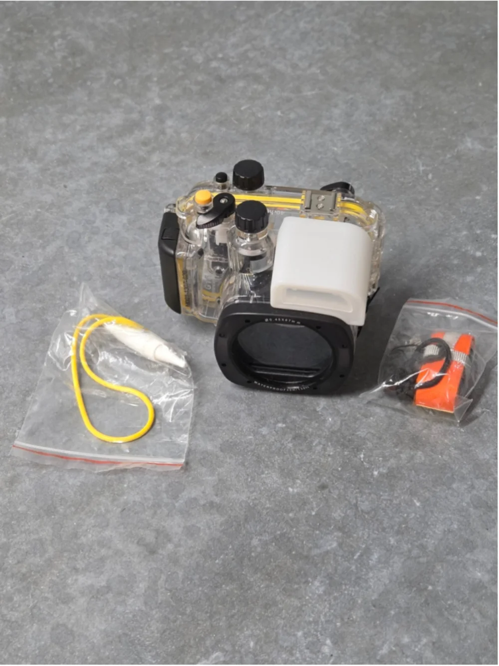 Waterproof Camera Case for G15 - Blue Photography Underwater